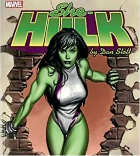  ??  ?? Dan Slott’s Single Green Female stories are a blast of liberating fun.