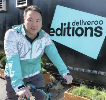  ?? Deliveroo ?? Will Shu worked as investment banker before launching the online delivery business