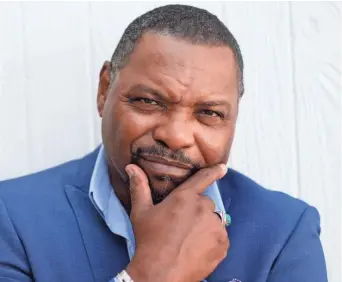  ?? CHRIS PIZZELLO/INVISION/AP ?? Petri Hawkins Byrd, bailiff on the reality court television program “Judge Judy,” poses for portrait, Friday, Sept. 25, 2020, in Los Angeles.