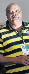  ?? / VELI NHLAPO ?? Sam Mashinini has been elected chairman of the ANC in Free State.