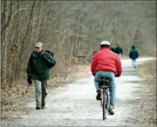  ?? DIGITAL FIRST MEDIA FILE PHOTO ?? With the milder weather we’ve had so far this season, there’s no excuse for getting outdoors to enjoy a hike.