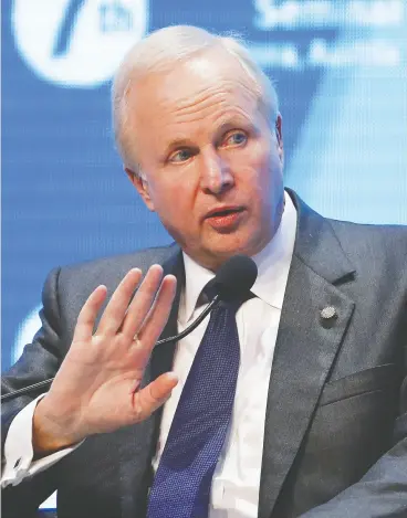  ?? Stefan Wermuth / Blomberg Files ?? Many veteran executives who held key positions at BP under former chief executive Bob Dudley are set to leave the company in the coming months.