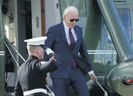  ?? AP ?? El presidente de EE UU, Joe Biden, ya llamó a Vladimir Putin criminal de guerra hace un año