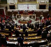  ?? AFP) ?? Un projet de loi est attendu le  avril en Conseil des ministres puis vers le  mai à l’assemblée.(photo