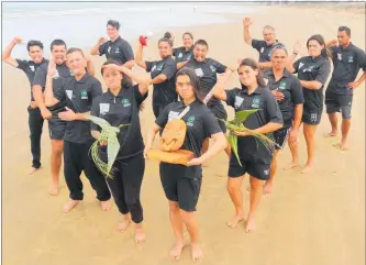  ?? PICTURE / PETER DE GRAAF ?? OUTWARD BOUND: Rangatahi from all over the Far North heading for Italy to represent their culture at a festival expected to draw as many as 200,000 spectators.