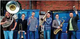  ?? [PHOTO PROVIDED] ?? The Boyd Street Brass will bring New Orleans style funk to a free Summer Breeze concert in Norman on Aug. 6.