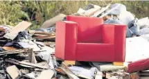  ??  ?? >
Other councils across the country have issued hundreds of fines for fly-tipping