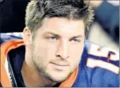  ??  ?? Tim Tebow by Ron Chenoy, US Presswire In 2011: Became starter for 1-4 Broncos in Week 7 and led playoff charge. Notable: 2007 Heisman Trophy winner.