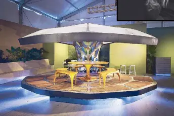  ??  ?? Volu Dining Pavilion by Zaha Hadid