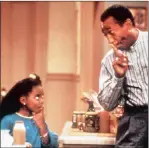  ??  ?? SSSH, DON’T TELL MOMMY!: Keshia Knight Pulliam as Rudy and Bill Cosby as Dr Cliff Huxtable co-star in the comedy The Cosby Show.