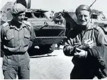  ?? Picture: Tiso Blackstar Group ?? Maj-Gen Jannie Geldenhuys, right, in front of captured Russian armoured vehicles in 1980, when he led the South West Africa command. He would go on to command the South African Defence Force from 1985 to 1990.