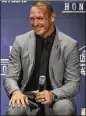  ?? TNS ?? Brian Urlacher called the Hall of Fame voting process “stressful, but it was worth the wait.”