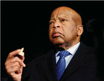  ?? OLIVIER DOULIERY / ABACA PRESS 2017 ?? Rep. John Lewis died July 17 at 80 after being diagnosed last year with pancreatic cancer.