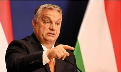  ?? Photograph: Attila Kisbenedek/AFP/Getty Images ?? The Hungarian prime minister, Viktor Orbán, faces elections on 3 April and there are fears the ‘hostile and xenophobic’ rhetoric of previous campaigns will be repeated.