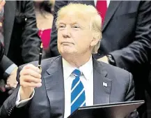  ?? Zatím Zemanovi termín návštěvy nepotvrdil FOTO AP ?? Donald Trump