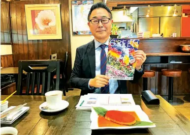  ?? ?? ECO WARRIOR Ambassador Kaz is back in Tokyo, working tirelessly as commission­er for Green Expo 2027 happening in Yokohama