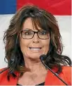  ??  ?? Former Alaska Governor Sarah Palin launched a subscripti­on TV channel after her failed bid for the US vicepresid­ency.