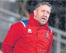  ??  ?? Inverness Caley Thistle boss John Robertson.