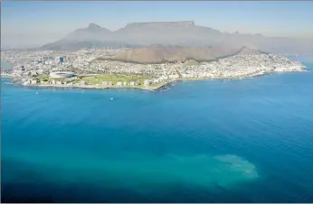  ??  ?? DISHING THE DIRT: There are five deep-sea marine wastewater outfalls along the Cape’s coastline. The Green Point (1.6km offshore), above, Camps Bay (1.4km) and