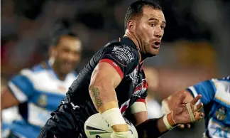  ?? PHOTO: GETTY IMAGES ?? Bodene Thompson returns from injury to the Warriors line-up to face the Panthers in Auckland on Saturday.