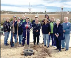  ?? HERALD file photo ?? Keep Big Spring Beautiful members pose for a group photo during a tree planting earlier this year. The group has been recognized as a Gold Star Affiliate by Keep Texas Beautiful.