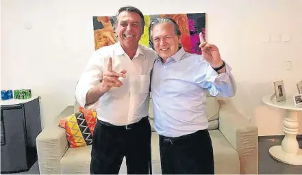  ?? PSL ?? Acerto. Deputado Jair Bolsonaro fechou acordo com PSL, do deputado Luciano Bivar, para disputar a Presidênci­a