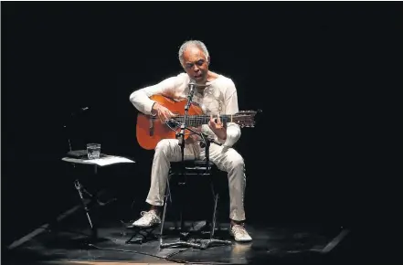  ?? JF DIORIO / ESTADÃO CONTEÚDO ?? Música Popular. Gilberto Gil venceu o grande prêmio da crítica; Grupo Racionais Mc’s ganhou como melhor show do ano