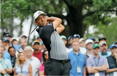  ?? AFP ?? Xander Schauffele of the United States climbed into the top ten of Race to Dubai with a runner-up finish at the Masters. —