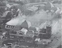  ??  ?? 0 The Alexandra Palace burned down on this day in 1980