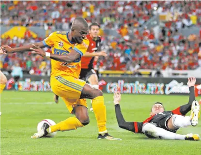  ??  ?? Enner Valencia, en un intento de remate de gol