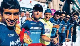  ?? FOTO CORTESÍA TEAM MEDELLÍN ?? El equipo de ciclismo antioqueño hará presencia en Ruta Medellín, pero solo como acompañant­es.