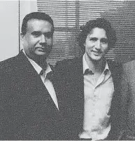  ?? FACEBOOK ?? Jaspal Atwal, who was convicted of attempted murder in the 1980s, pictured with Justin Trudeau.