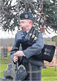  ?? ?? Piper Police Scotland’s Chris Norton