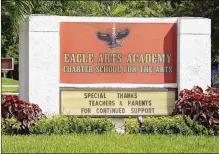  ?? ALLEN EYESTONE / THE PALM BEACH POST ?? Eagle Arts Academy in Wellington opened in 2014. It once had 700-plus students.