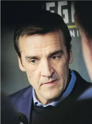  ?? JOHN LOCHER/THE ASSOCIATED PRESS ?? Vegas Golden Knights general manager George McPhee says after conducting several “time-consuming and intense” mock expansion drafts, the team is prepared for the real thing.