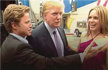  ??  ?? PETIKAN rakaman Presiden Donald Trump membuat kenyataan ‘pegang bahagian sulit mereka’ dalam video Access Hollywood pada 2005. - Ihsan Washington Pos