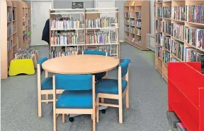  ?? ?? Reopened Doune Library has been closed since February to allow repairs