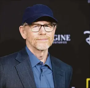  ?? Evan Agostini / Associated Press ?? Director Ron Howard attends the premiere of “We Feed People” at the SVA Theatre in New York on May 3.