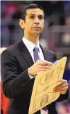  ?? ALEX BRANDON/AP FILE ?? Former Albuquerqu­e Academy player James Borrego was interim head coach for the NBA Magic last season.