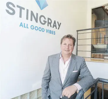  ?? GRAHAM HUGHES FOR NATIONAL POST ?? Stingray Digital CEO Eric Boyko says the Newfoundla­nd Capital transactio­n positions the company as a “major player in the Canadian media landscape.”