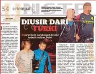  ??  ?? LAPORAN Harian Metro 5 November lalu.