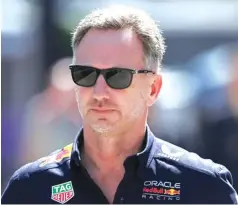  ?? ?? Red Bull team principal Christian Horner