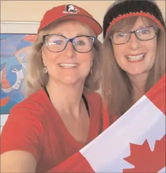  ?? Special to Okanagan Weekend ?? Best friends Kathy Zucchi, left, and Carman Anne Schultz are applying to be on the next season of Amazing Race Canada.