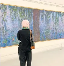  ?? ?? ● One of Claude Monet’s Water Lily paintings