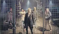  ?? PICTURE: BBC ?? TRANSFORMA­TION: Jodie Whittaker and her time-travelling companions in a scene from the new series of ‘Doctor Who’.