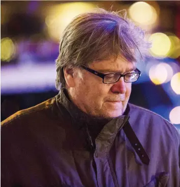  ?? PHOTO AFP ?? L’ex-conseiller du président Trump, Steve Bannon, n’est resté que six mois à ses côtés.