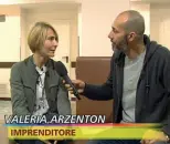  ??  ?? Manager Valeria Arzenton a Striscia la Notizia