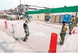  ??  ?? El centro escolar donde murieron 26 personas.