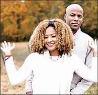  ?? (Special to the Democrat-Gazette) ?? Andrea and Marcus Lewis met after he saw her picture on Instagram. “I knew the other people, and I didn’t know her,” Marcus says. “So I wanted to know her. I said to myself, ‘I have to meet her.’”