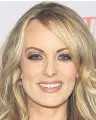  ??  ?? CLAIMS Stormy Daniels